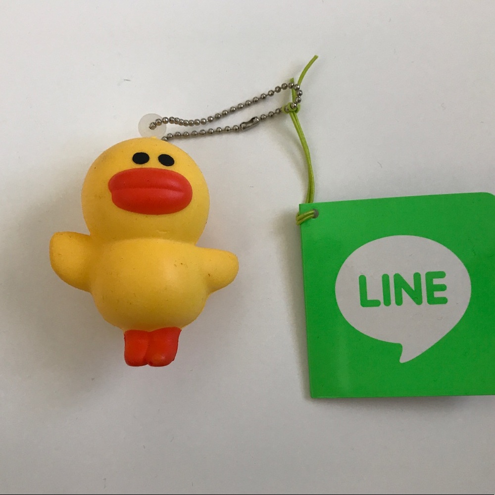 Line friends duck squishy